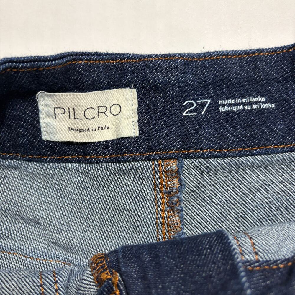 Anthropologie Pilcro Henri Camper Shorts Dark Denim Utility Sailor Size 27 - Picture 10 of 12